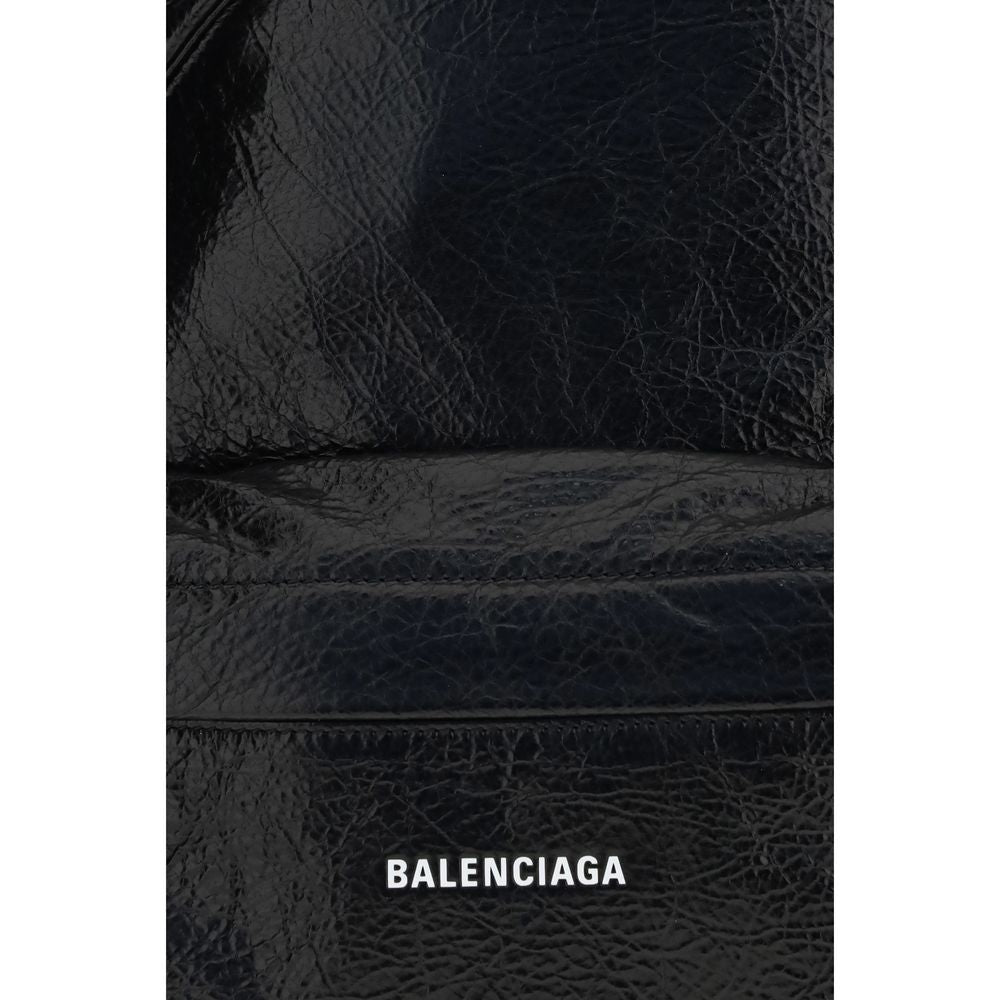 Black Nylon Backpack