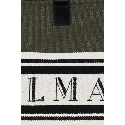 Black Cotton Shoulder Bag
