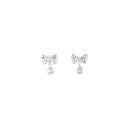 Silver Brass Earrings