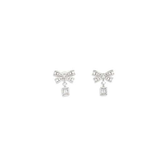 Silver Brass Earrings