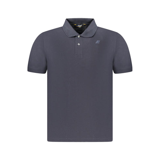 Blue Cotton Men's Polo