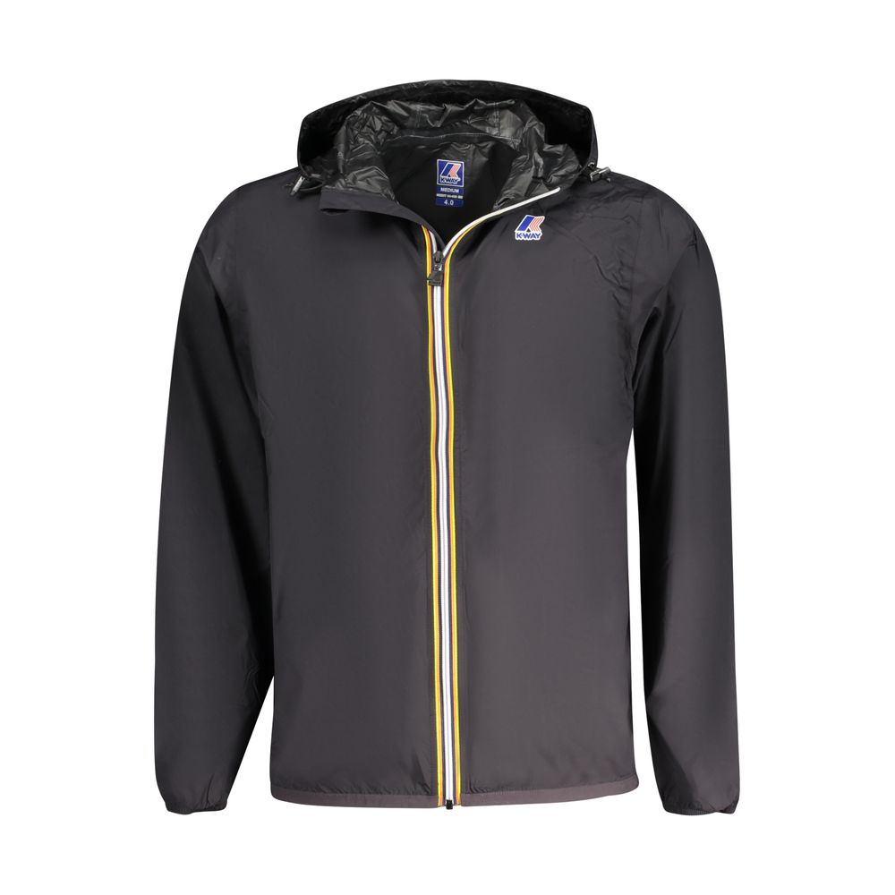 Black Polyamide Men's Jacket