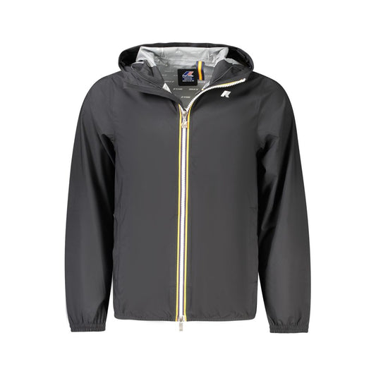 Black Polyester Mens Jacket