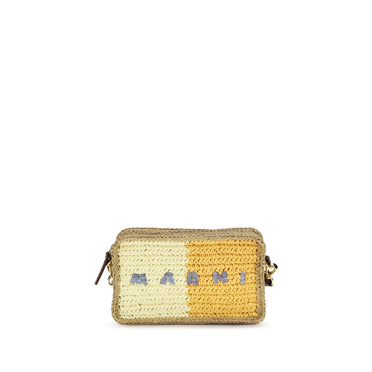 Multicolor Raffia Shoulder Bag