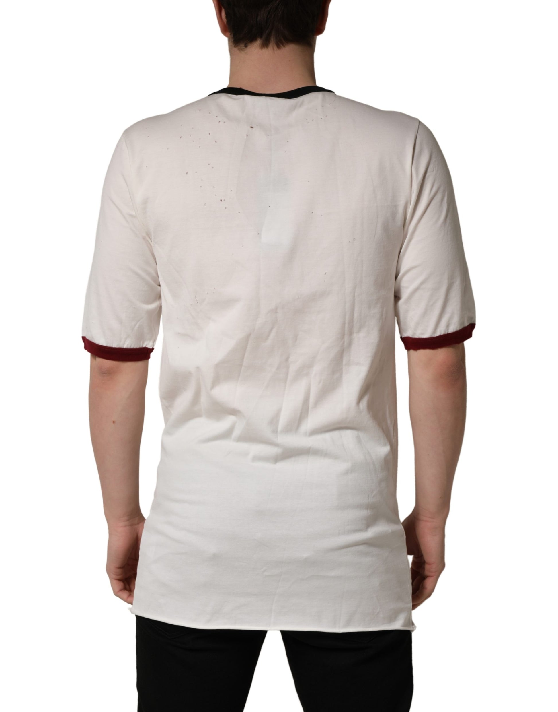 White King Of Love Print Cotton Men Jersey T-shirt