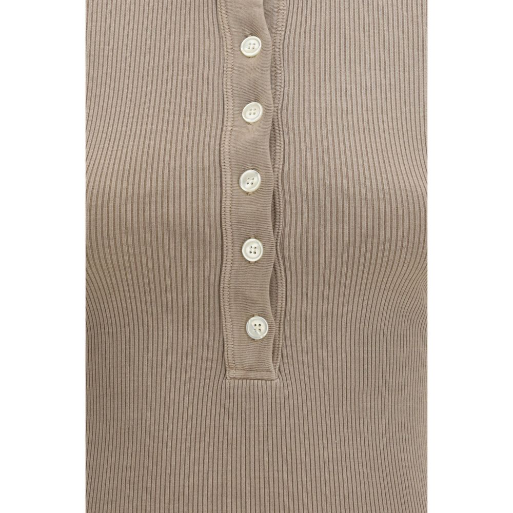 Beige Cotton T-Shirt