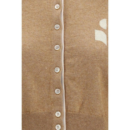 Beige Cotton Cardigan