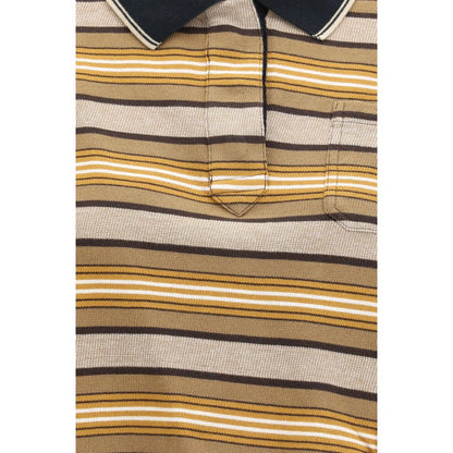 Beige Cotton Polo Shirt
