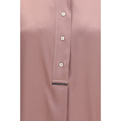 Multicolor Silk Shortsleeve Shirt