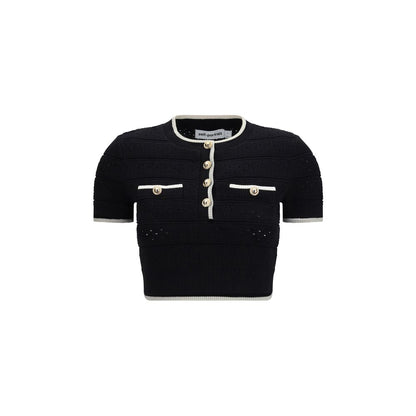 Black Cotton Blouse