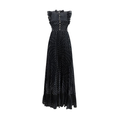 Black Polyester Casual Dress