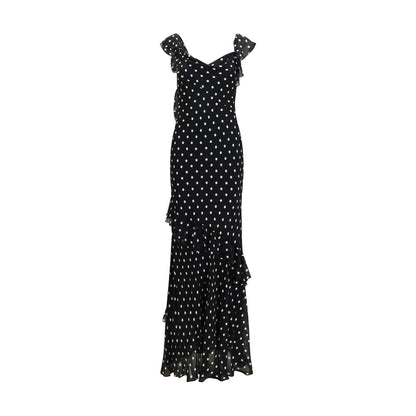 Black Viscose Casual Dress