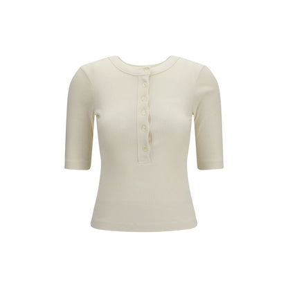 Beige Cotton T-Shirt