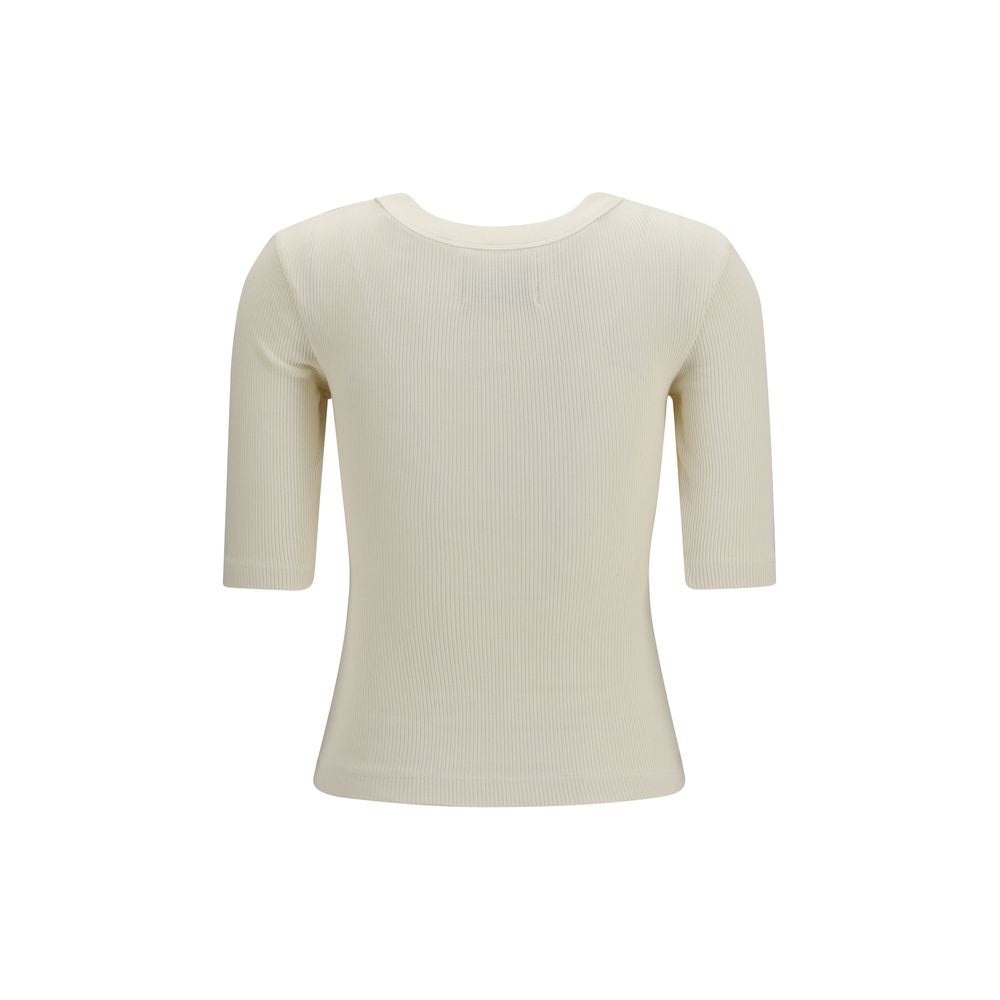 Beige Cotton T-Shirt