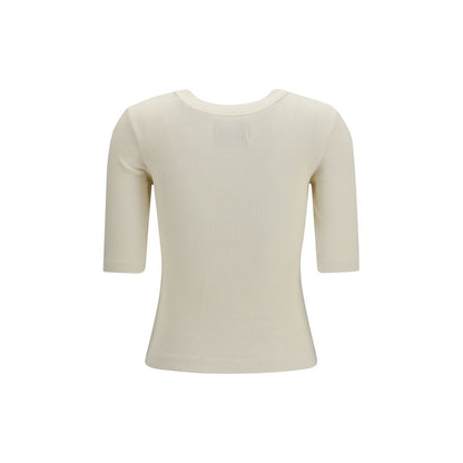 Beige Cotton T-Shirt