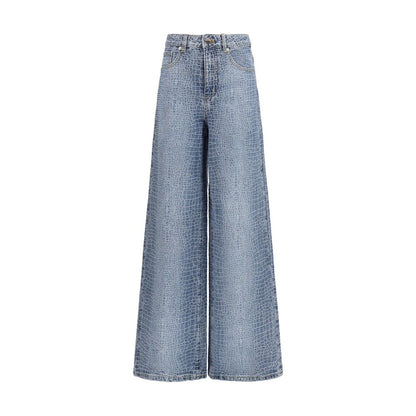 Blue Cotton Jeans Denim