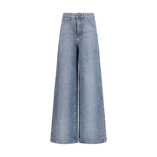Blue Cotton Jeans Denim