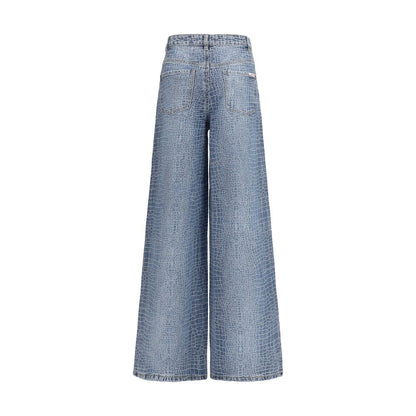 Blue Cotton Jeans Denim