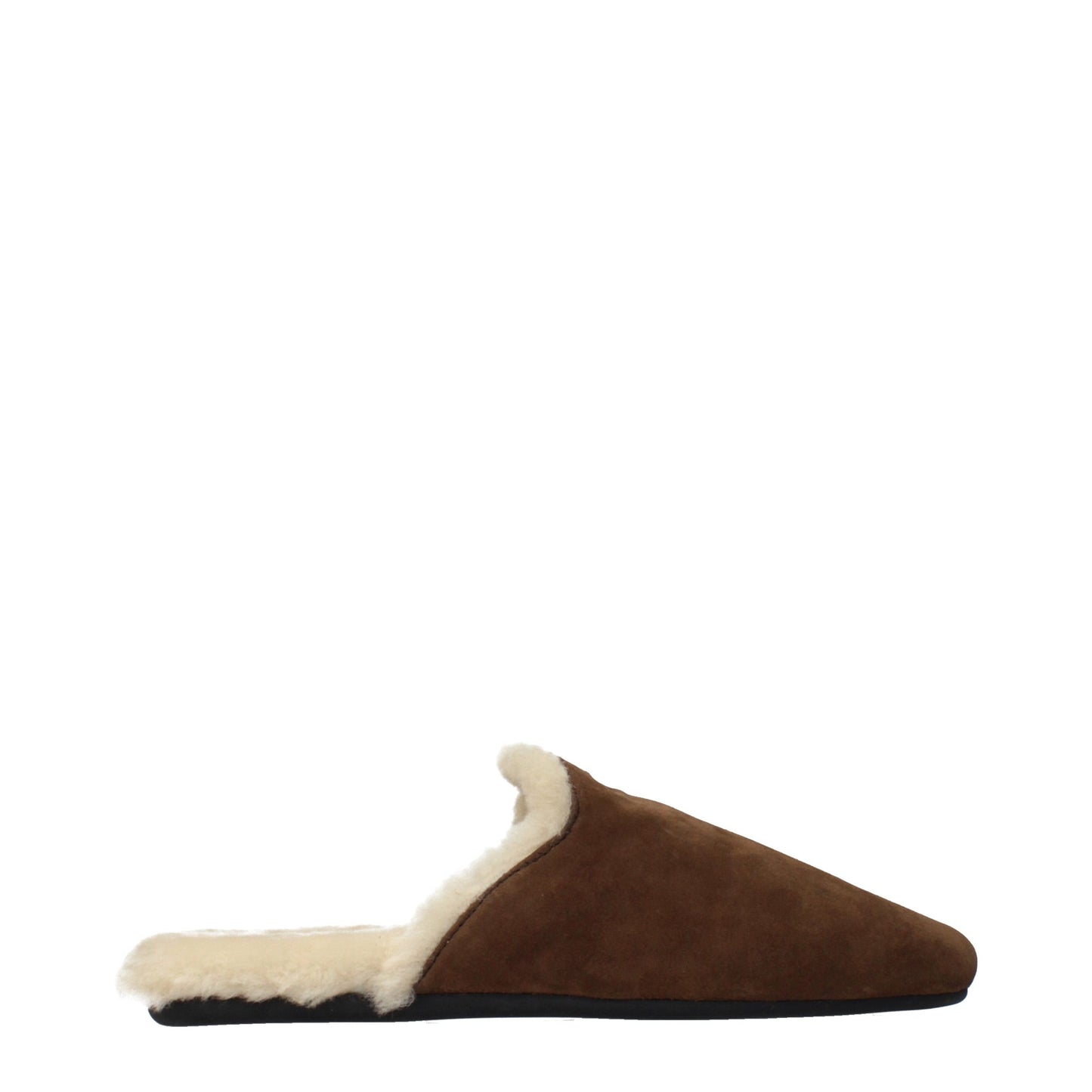 Brown Leather Slippers