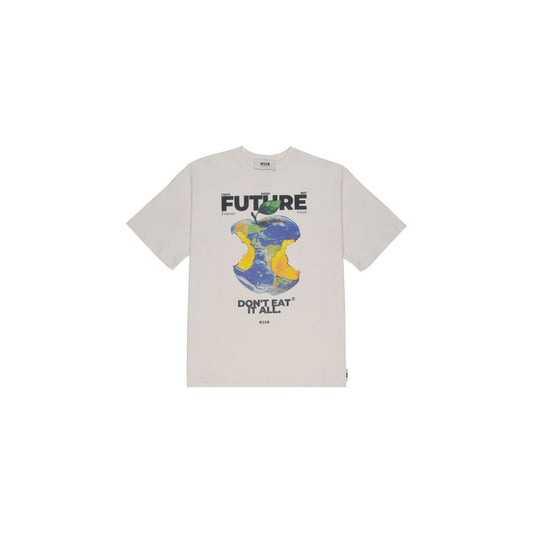 Beige Cotton T-Shirt