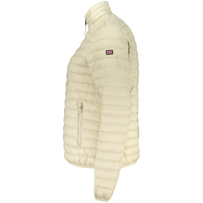 Beige Polyamide Women's Jacket