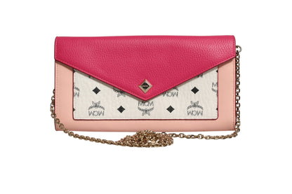Colorblock Visetos Love Letter Crossbody Wallet