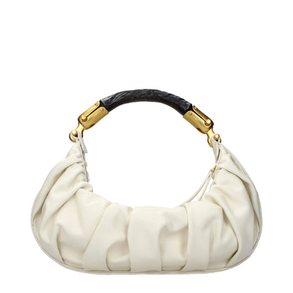 Beige Leather Handbag