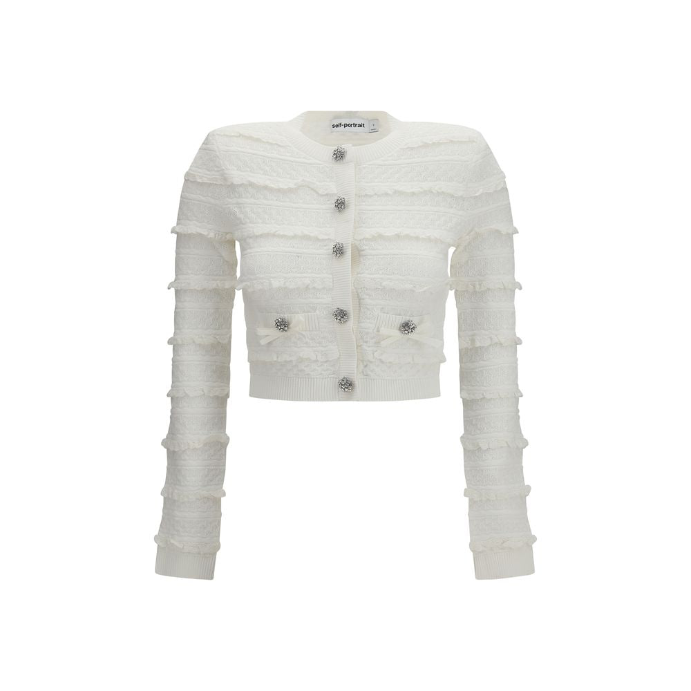 White Viscose Cardigan