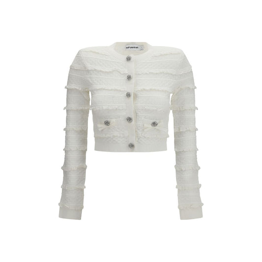 White Viscose Cardigan