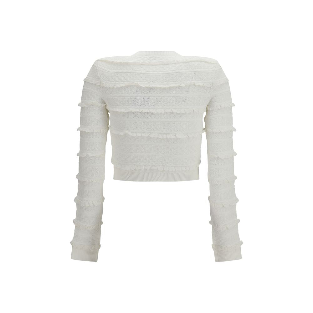 White Viscose Cardigan