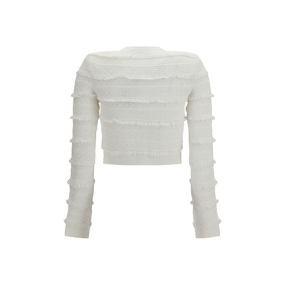 White Viscose Cardigan