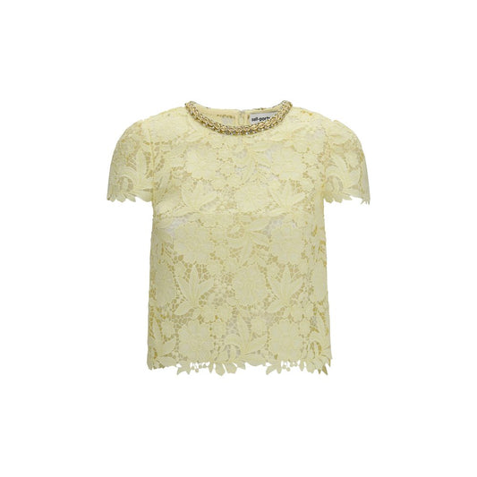Bicolor Polyester Blouse