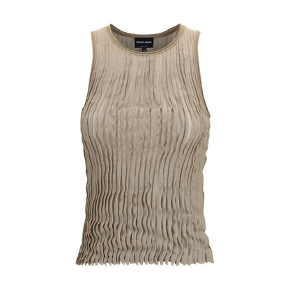 Beige Silk Shirt