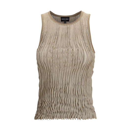 Beige Silk Shirt