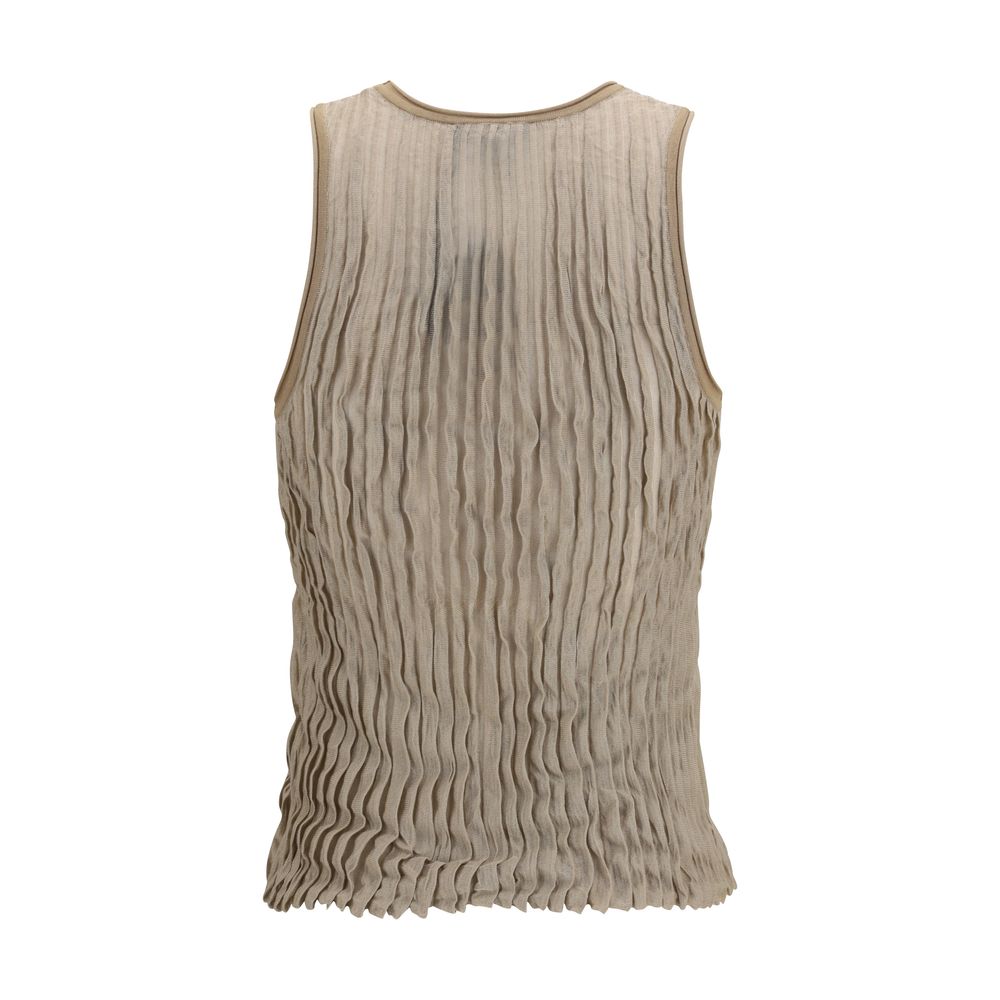 Beige Silk Shirt