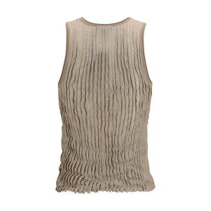 Beige Silk Shirt