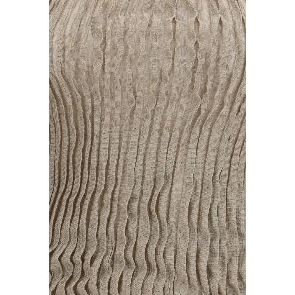Beige Silk Shirt