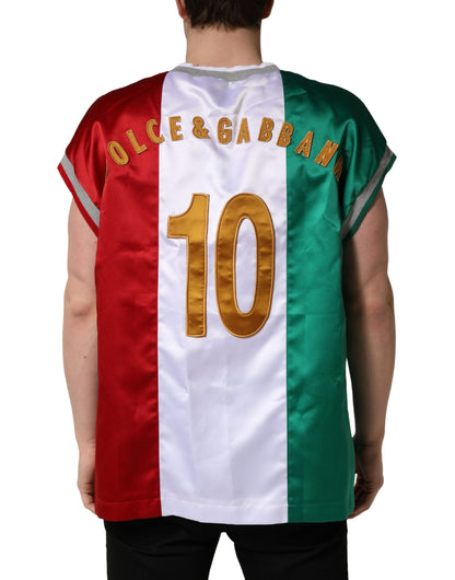 Multicolor Italian DG Logo Crew Neck T-shirt