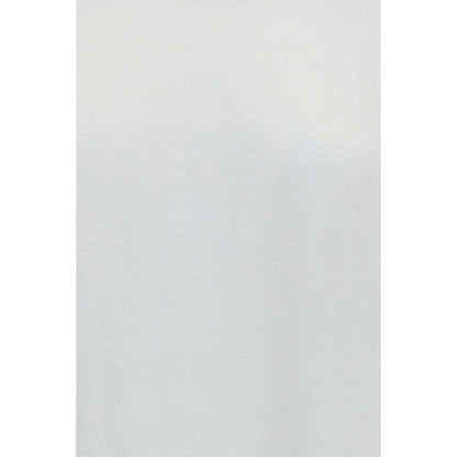 White Cotton Long Sleeve T-Shirt