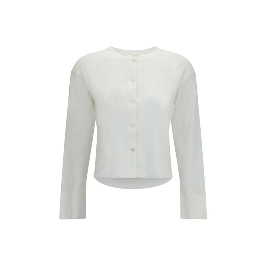 White Cotton Cardigan