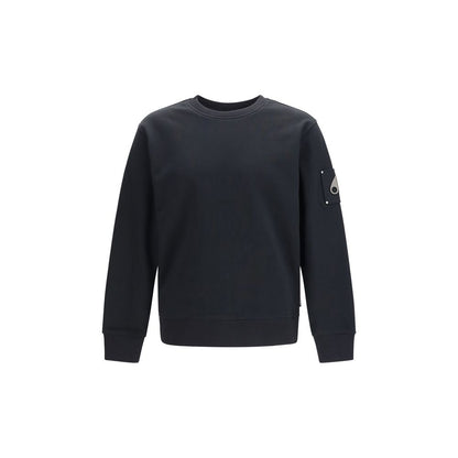 Black Cotton Sweatshirt