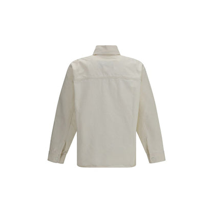 Beige Cotton Denim Jacket