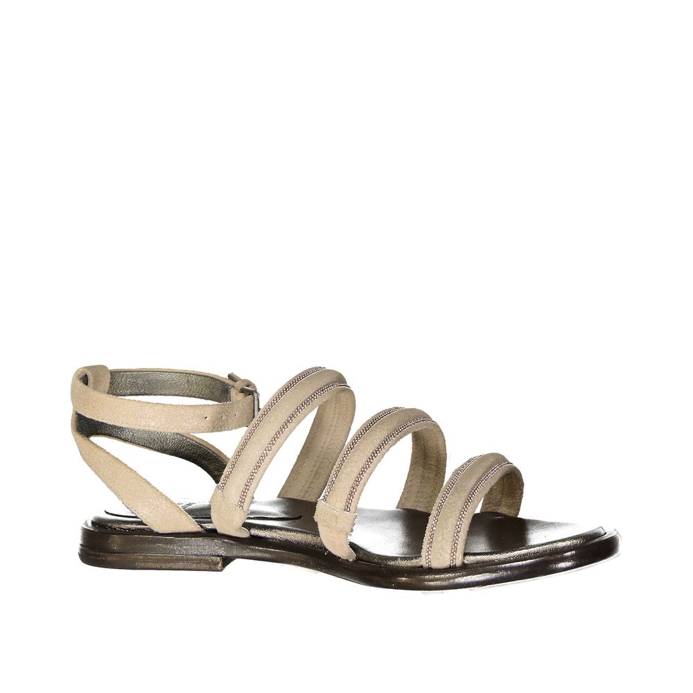 Beige Calfskin Sandals