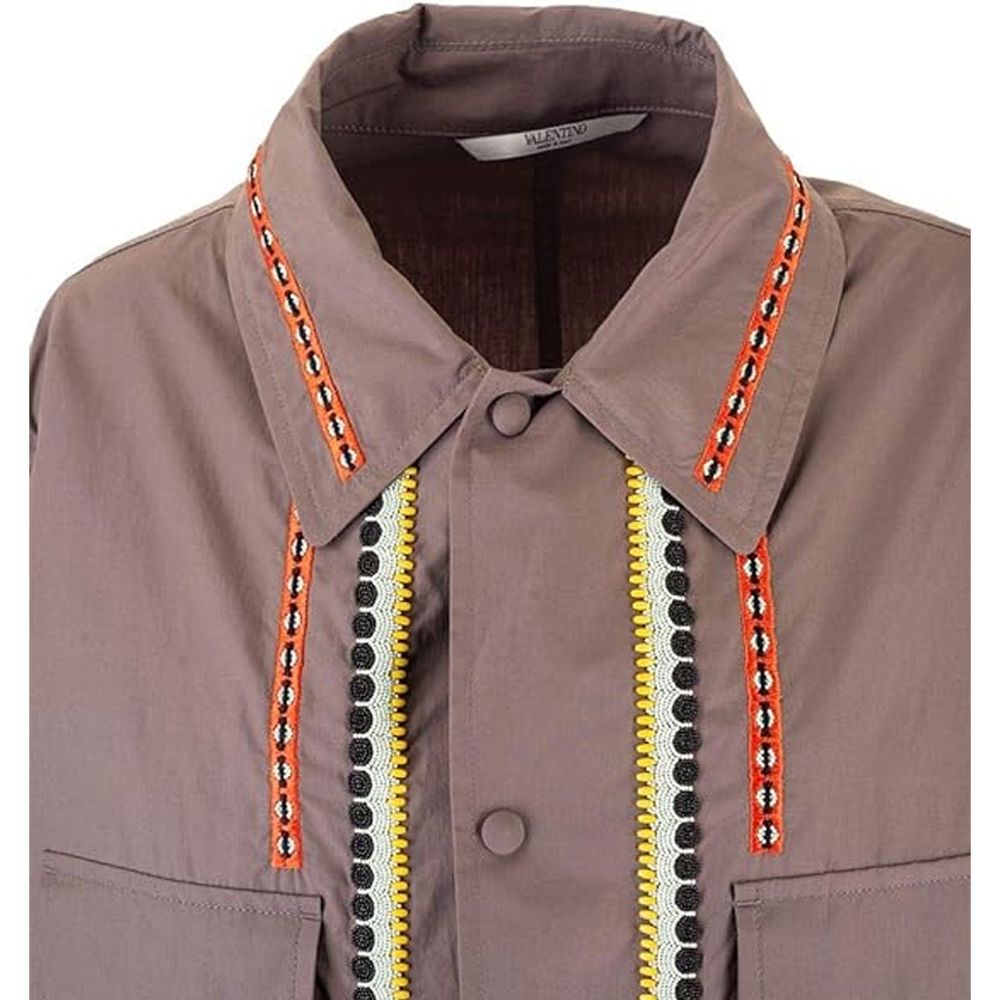 Brown Cotton Coat