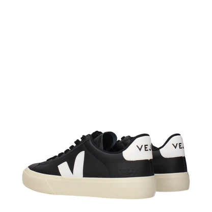 Black Leather Low Top Sneakers
