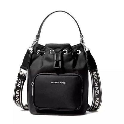 Black Nylon Backet Bag