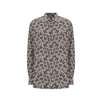 Bicolor Cotton Pattern Shirt