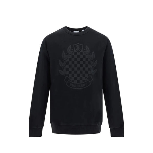 Black Cotton Sweatshirt