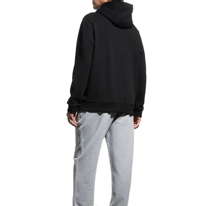Black Cotton Sweatshirt