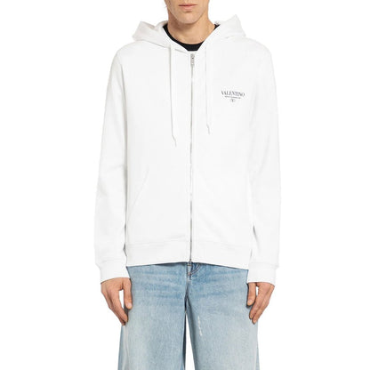 White Cotton Sweatshirt